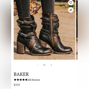 Freebird Baker Boots Black sz 8